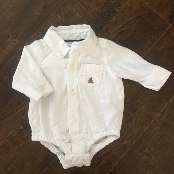 4/$20 Baby GAP white button down shirt - Picture 1 of 3